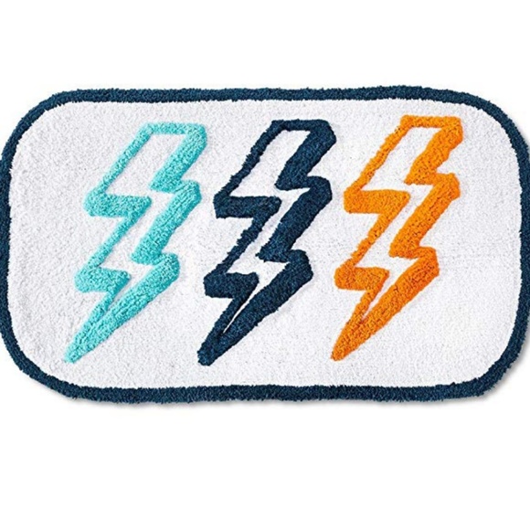 Sabrina Soto Other - NWT Sabrina Soto Boy's Lightning Bathroom Rug
